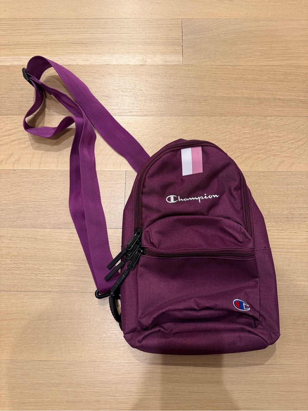 Purple champion bag